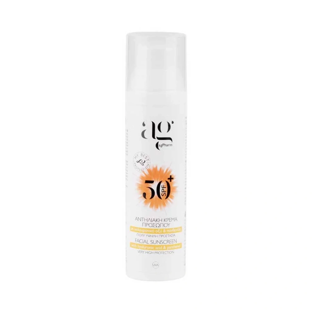 Ag Pharm Sunscreen Face SPF50+ 75ml ΧΩΡΙΣ ΧΡΩΜΑ