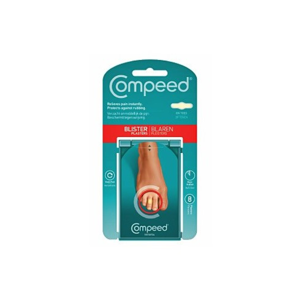 COMPEED Επιθέματα Για Φουσκάλες Στα Δάχτυλα Των Ποδιών 8τμχ