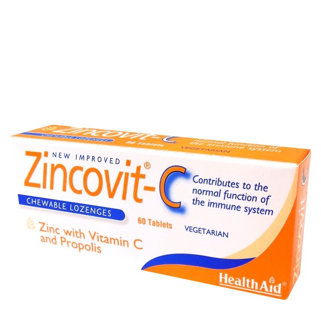 Health Aid Zincovit-C Chewable 60 tabs