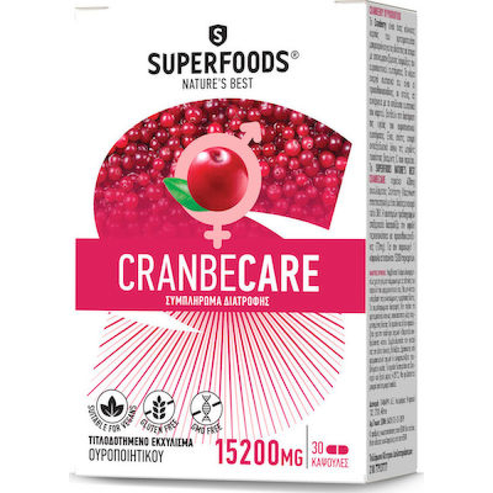 Superfoods CranbeCare 15200mg 30caps