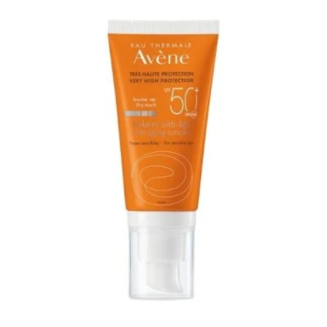 Avene Solaire Anti-age Dry Touch SPF50+ Αντηλιακή Κρέμα Προσώπου με Αντιγηραντική Δράση, 50ml