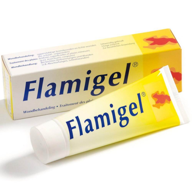 Flamigel Υδροενεργό Επίθεμα σε Μορφή Gel Iδανικό για την Aντιμετώπιση Πληγών & Εγκαυμάτων καθώς Ανακουφίζει τον Πόνο