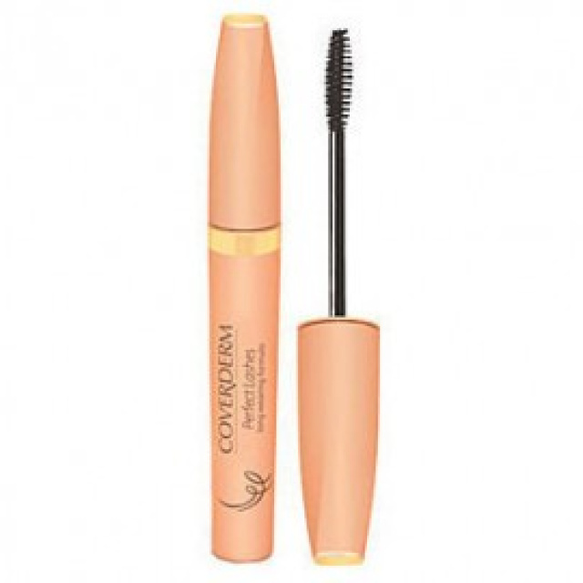 Coverderm perfect lashes Mascara Μάσκαρα με Βιταμίνη A, C, E & Υαλουρονικό οξύ, Μαύρο 10 ml