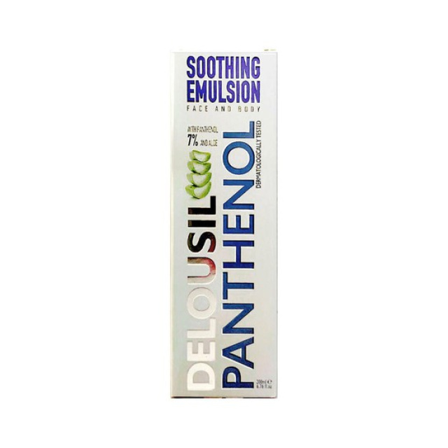 Delousil Panthenol Soothing Emulsion Γαλάκτωμα Σώματος με Ισχυρούς Ενυδατικούς Παράγοντες με Πανθενόλη, 200ml