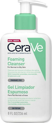 CERAVE Foaming Cleanser For Normal To Oily Skin 236ml