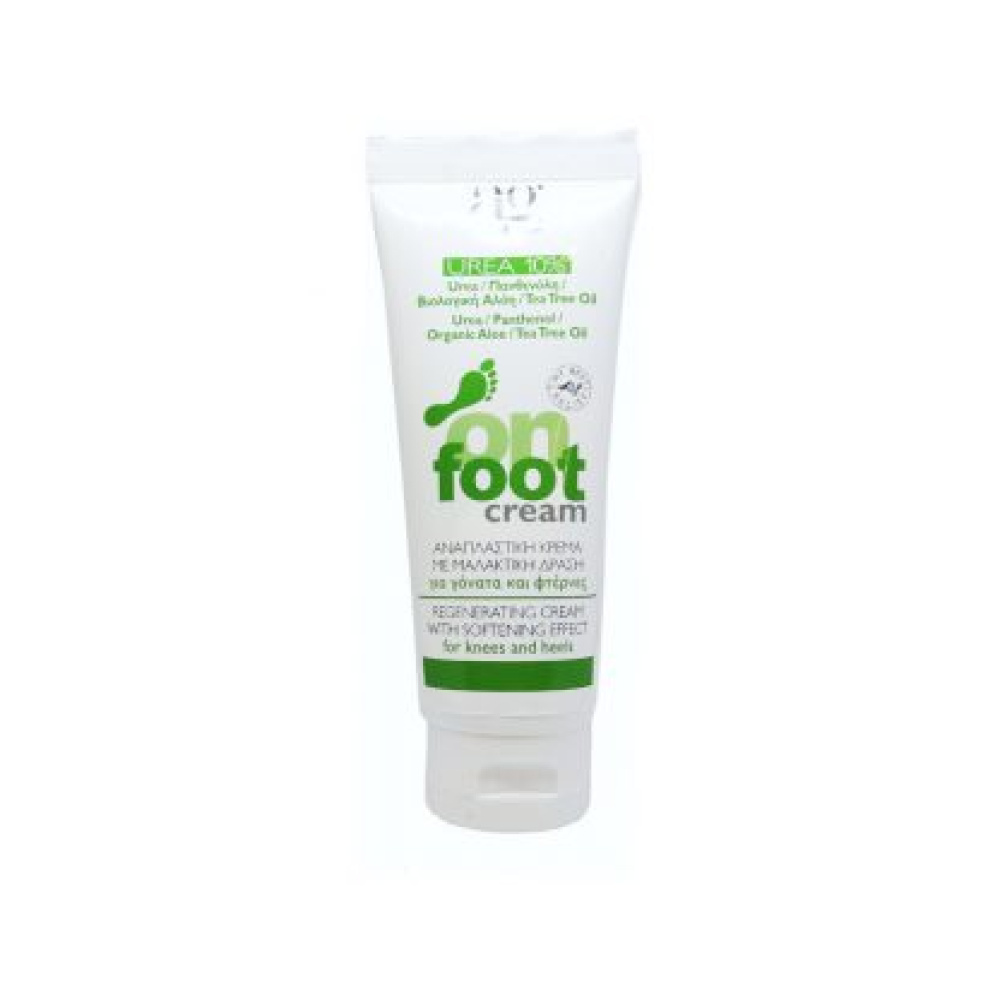 AG PHARM On Foot Cream Αναπλαστική Κρέμα με Μαλακτική Δράση & Ουρία 10% για Γόνατα & Φτέρνες 100ml