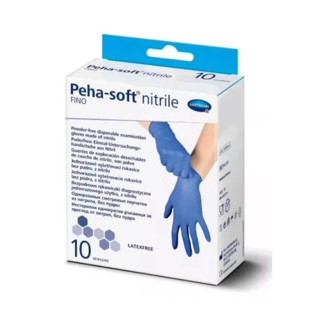 Hartmann Peha-Soft Nitrile Fino Gloves Large 10τμχ