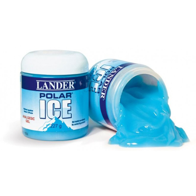 Lander Polar Ice Gel Μπλε Ζελέ Για Τους Πόνους, 227 gr