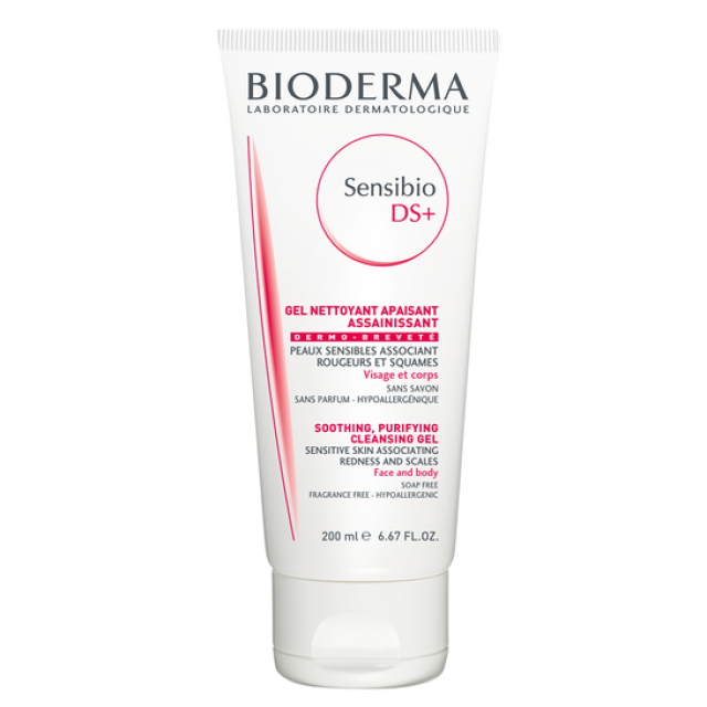 Bioderma Sensibio Ds+ Soothing Purifying Cleansing Gel Face & Body Τζελ Καθαρισμού Προσώπου 200ml