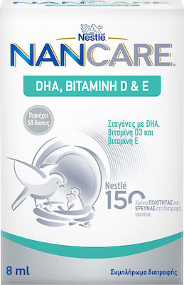 Nestle NanCare DHA Vit D&E drops 8ml Nestle NanCare DHA Vit D&E drops 8ml
