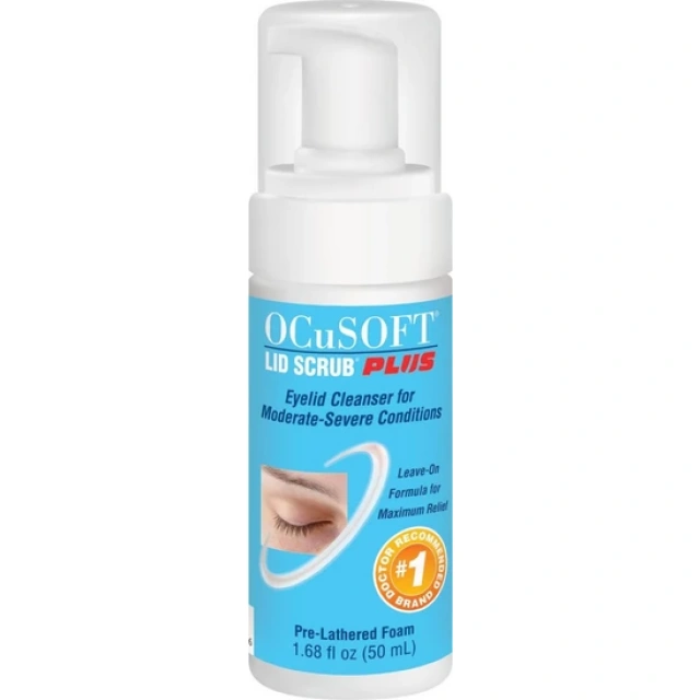 OCUSOFT Lid Scrub Plus Foaming Eyelid Cleanser 50ml