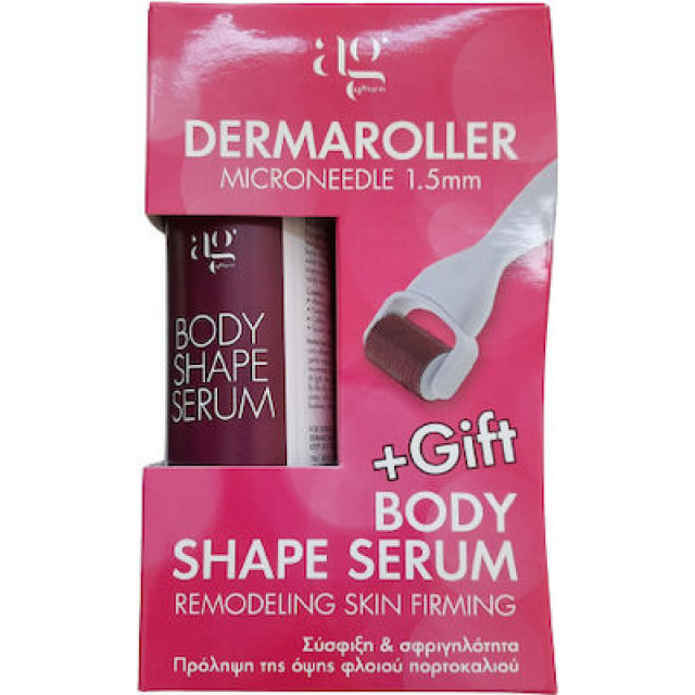 Ag Pharm Dermaroller Microneedle 1.5mm & Body Shape Serum 200ml Σετ Περιποίησης