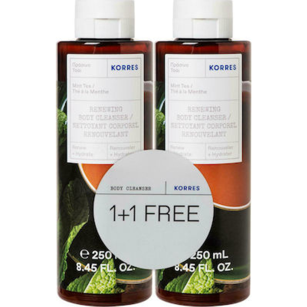 KORRES MINT TEA BODY CLEANS 250ML 1+1