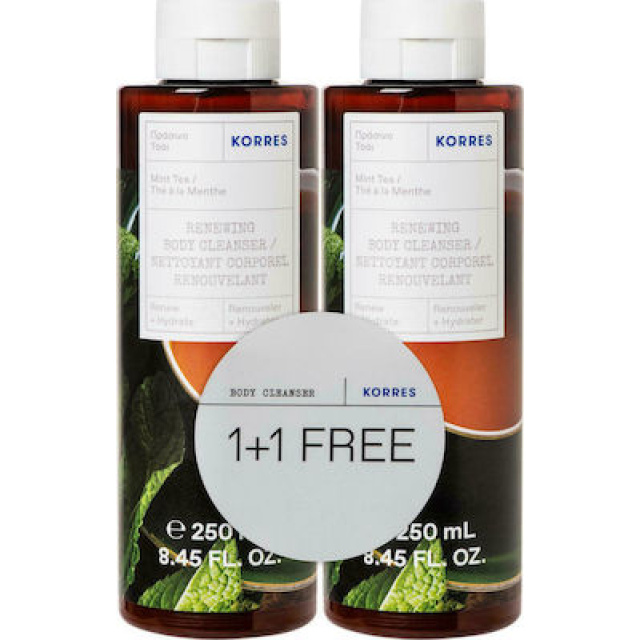 KORRES MINT TEA BODY CLEANS 250ML 1+1