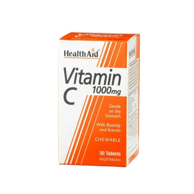 HEALTH AID ESTERIFIED VITAMIN C 1gr 30tabs