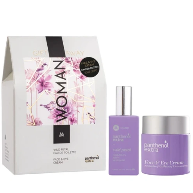 PPANTHENOL GIFT AWAY WOMAN (WILD PETAL EDT & FACE & EYE CREA