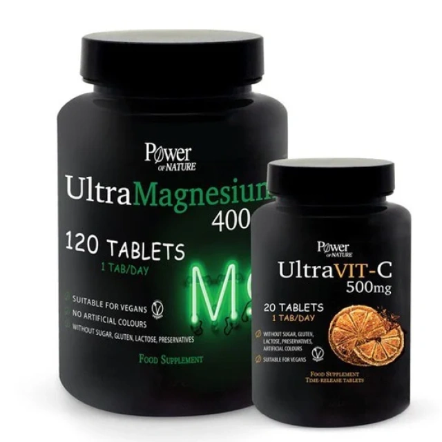 PPOWER HEALTH SPORT SERIES ULTRA MAGNES 120S+ULTRAVIT C 20S