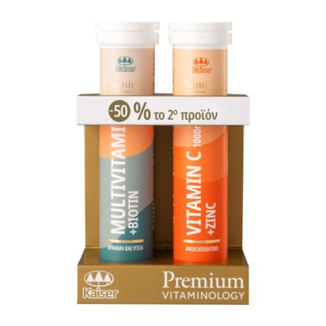 PKAISER PREMIUM  VITAMINOLOGY MULTIV+BIOTIN &PREM VITC 1000M