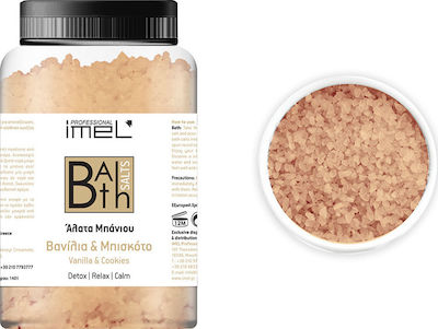 Imel Άλατα Μπάνιου σε Κρυστάλλους με Άρωμα Vanilla & Cookies 1000gr Imel Άλατα Μπάνιου σε Κρυστάλλους με Άρωμα Vanilla & Cookies 1000gr