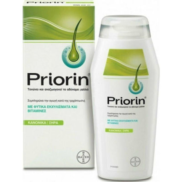 PRIORIN ΣΑΜΠΟΥΑΝ 200 ML ΓΙΑ ΚΑΝΟΝΙΚΑ/ΞΗΡΑ ΜΑΛΛΙΑ