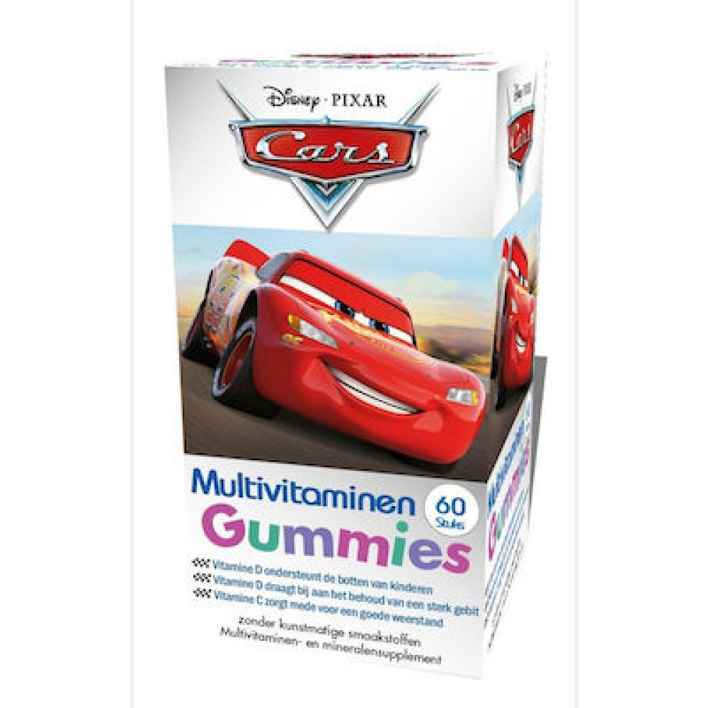 Skan Medical Disney Pixar Cars Multivitamins Πορτοκάλι Κεράσι 60 ζελεδάκια