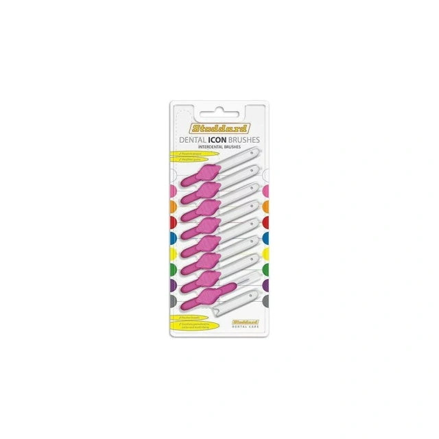 Stoddard Dental Icon Μεσοδόντια Βουρτσάκια 0.4mm Ροζ 8τμχ