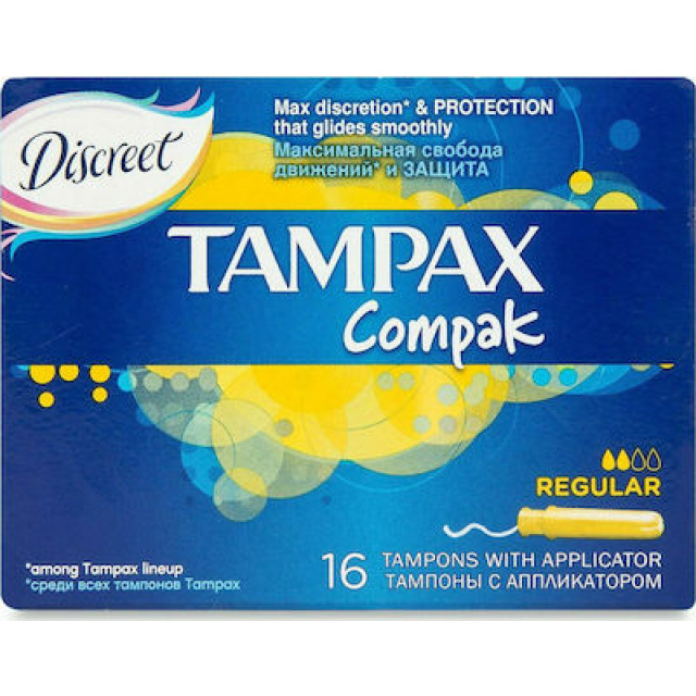 TAMPAX COMPAK REGULAR 6X16