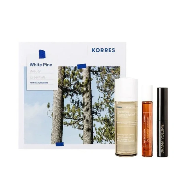 Korres PROMO PACK -2022- White Pine Αναπλήρωση Όγκου Προσώπου 30ml, Eau De Toilette Cashmere 10ml & Μάσκαρα 4ml.