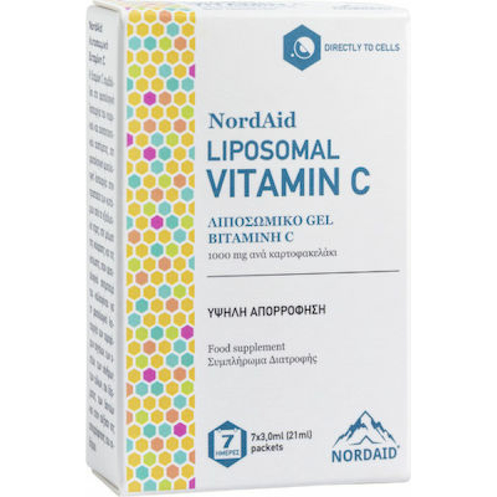 NORDAID LIPOSOMAL VITAMIN C1000mg , 7 ΦΑΚΕΛΑΚΙΑ x 3.0ml