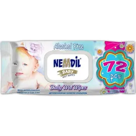 Fulya Kozmetic Nemdil Μωρομάντηλα χωρίς Οινόπνευμα 72τμχ Fulya Kozmetic Nemdil Μωρομάντηλα χωρίς Οινόπνευμα 72τμχ