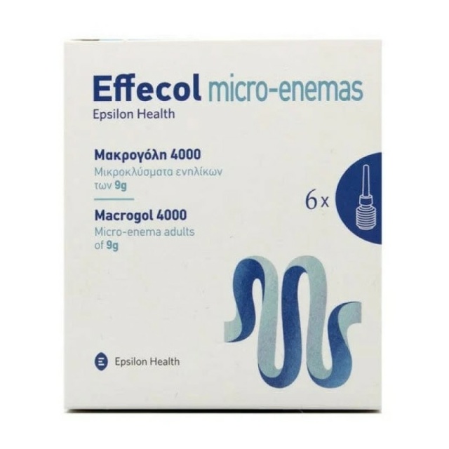 EPSILON HEALTH EFFECOL MICRO-ENEMAS 6x9G