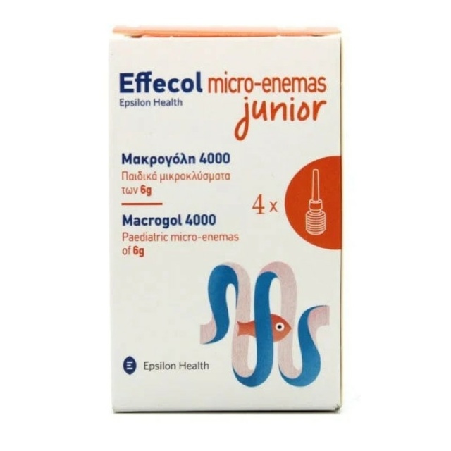 EPSILON HEALTH EFFECOL MICRO-ENEMAS JUNIOR 4x6G