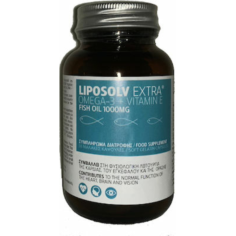 SJA Liposolv Extra Omega-3 & Vitamin E Ιχθυέλαιο 30 κάψουλες