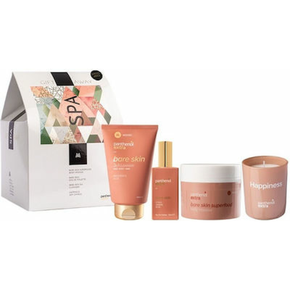 Medisei Panthenol Extra Gift Away Bare Skin Γυναικείο Σετ με Body Lotion 4τμχ