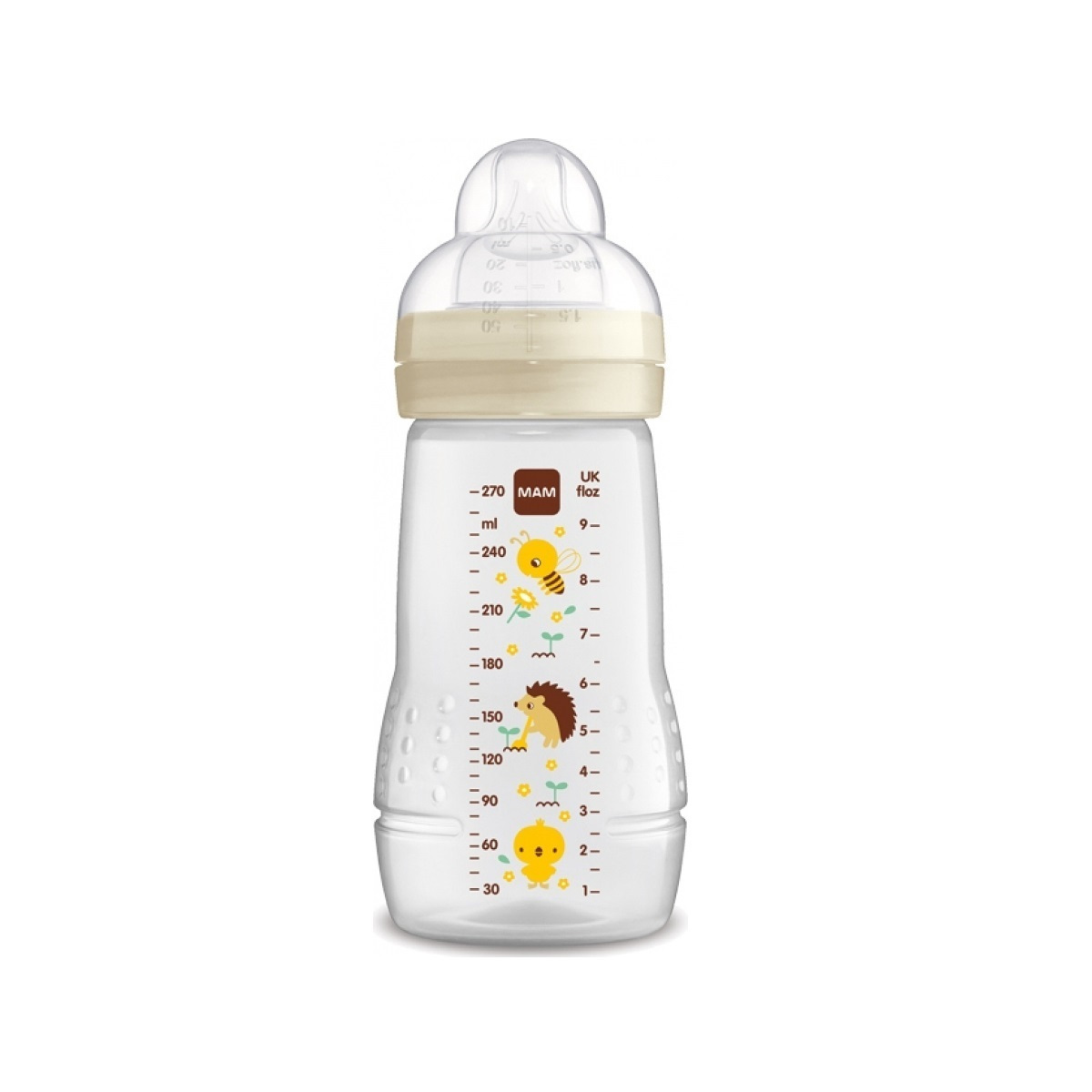 MAM ΜΠΙΜΠΕΡΟ BABY BOTTLE 270ML  ΣΙΛΙΚΟΝΗ 2+
