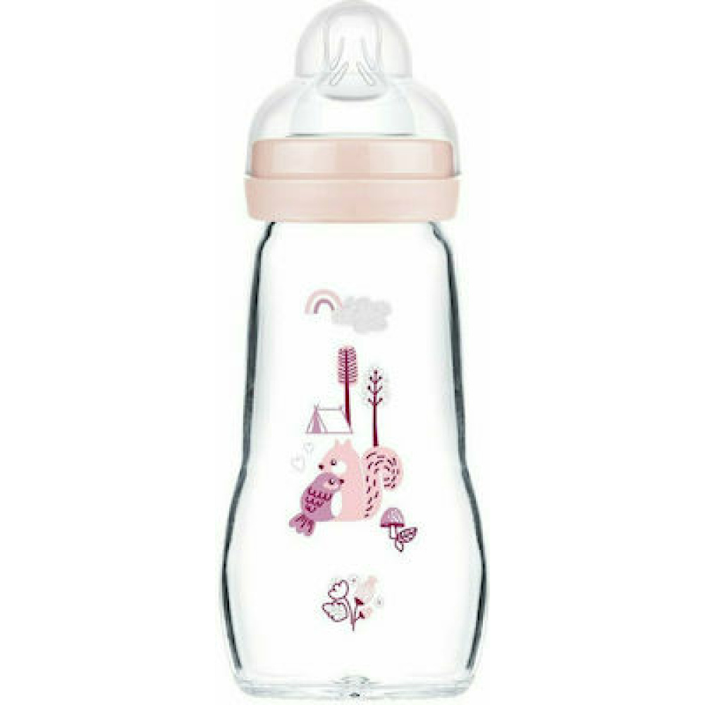 MAM ΜΠΙΜΠΕΡΟ FEEL GOOD 260ML(ΓΥΑΛ) MATT-COLOURS OF NATURE 2+