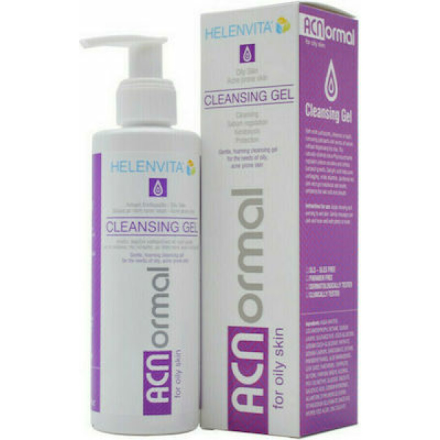Helenvita Gel Καθαρισμού Acnormal για Λιπαρές Επιδερμίδες 400ml