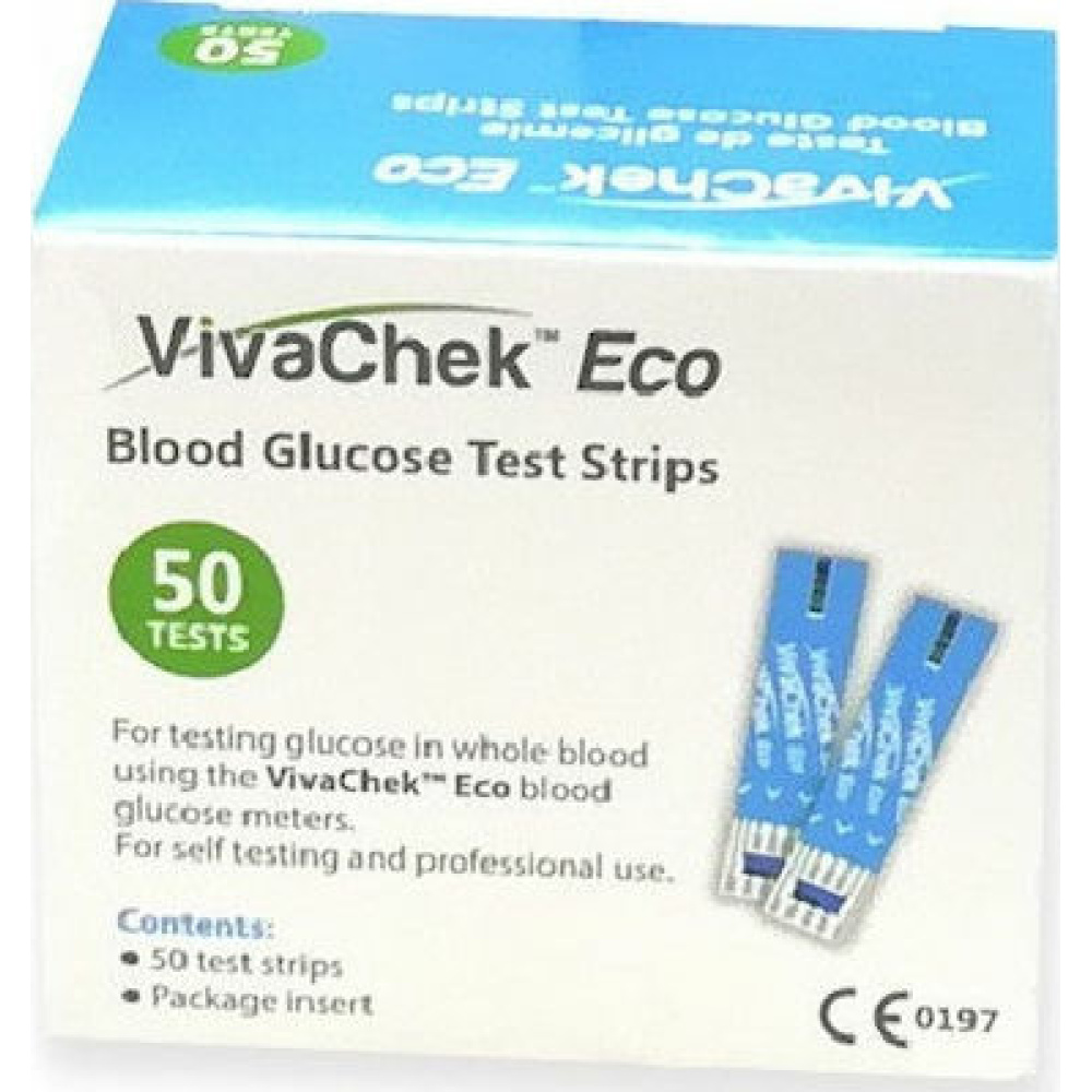 VIVACHEK ECO 50 TEST STRIPS ΣΑΚΧΑΡΟΥ