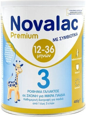 Novalac Γάλα σε Σκόνη Premium 3 12m+ με Συμβιοτικά 400gr