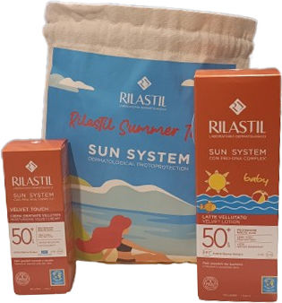 Rilastil Αδιάβροχο Βρεφικό Αντηλιακο γαλακτωμα και Δωρο κρεμα προσωπου