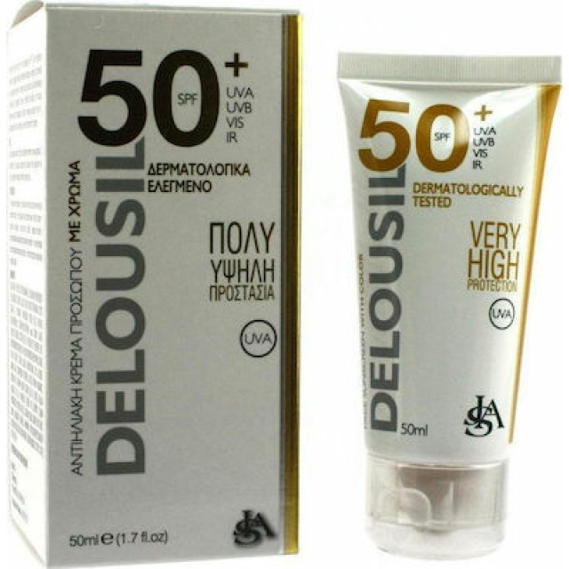 DELOUSIL SILKY FACE SUNSCREEN SPF50 50ML