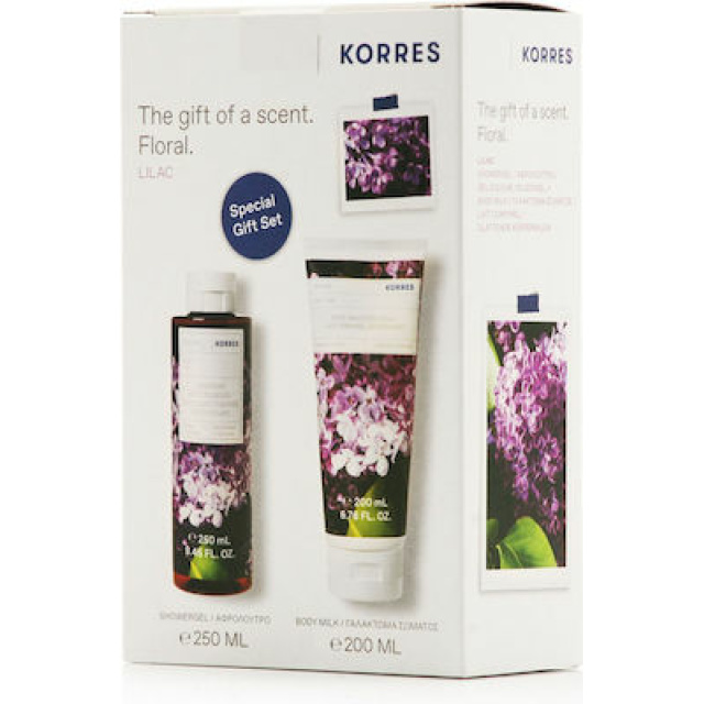 PKORRES LILAC SHOWER GEL & BODY MILK