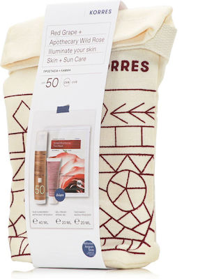 Korres Red Grape & Apothecary Wild Rose Σετ με Αντηλιακή Κρέμα Προσώπου Korres Red Grape & Apothecary Wild Rose Σετ με Αντηλιακή Κρέμα Προσώπου