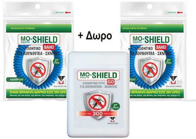 Menarini Mo-Shield Εντομοαπωθητικά Βραχιόλια για Παιδιά Γαλάζια & Απωθητικό Υγρό για Κουνούπια & Σκνίπες 17ml 2τμχ Menarini Mo-Shield Εντομοαπωθητικά Βραχιόλια για Παιδιά Γαλάζια & Απωθητικό Υγρό για Κουνούπια & Σκνίπες 17ml 2τμχ