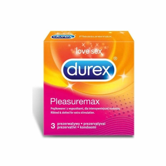 Durex Pleasure Max 3τεμ.