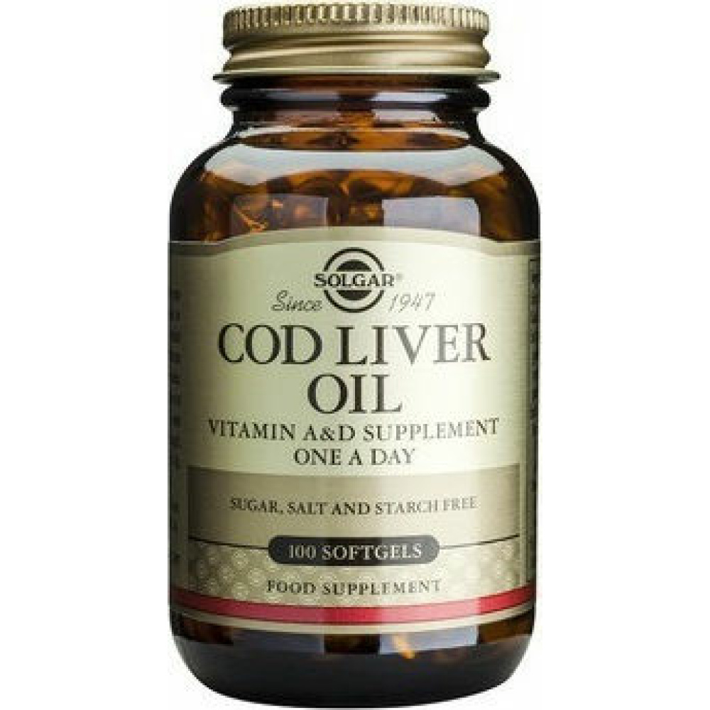 Solgar Cod Liver Oil Softgels 100s