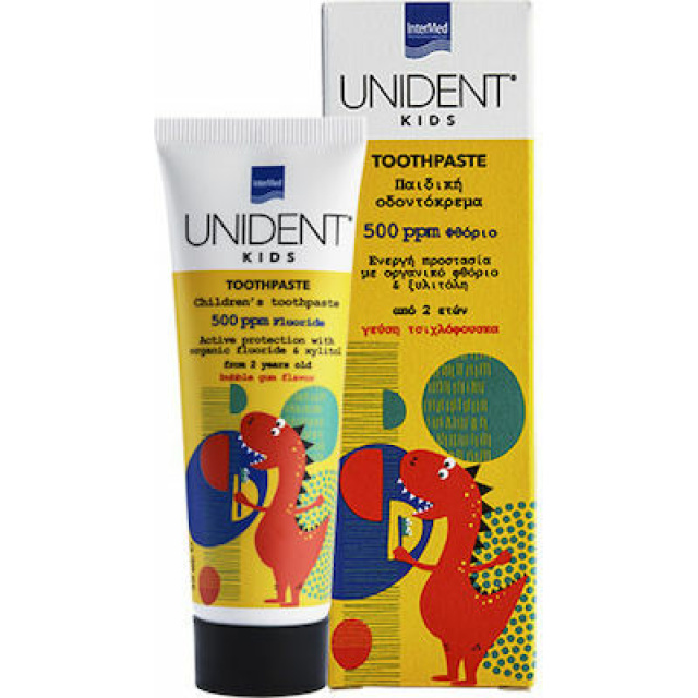 INTERMED UNIDENT KIDS TOOTHPASTE 500PPM F TBX50ML INTERMED UNIDENT KIDS TOOTHPASTE 500PPM F TBX50ML