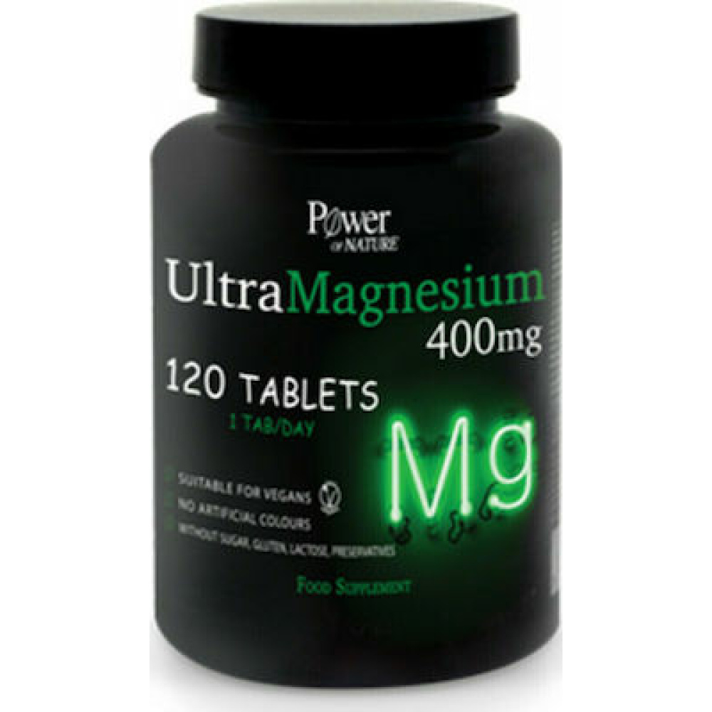 POWER HEALTH SPORT SERIES ULTRAMAGNESIUM 400MG 120S TABS