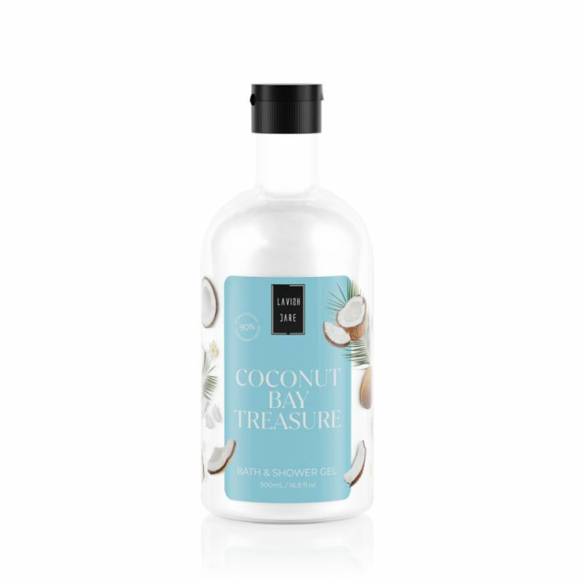 LAVISH CARE BATH & SHOWER GEL COCONUT BAY TREASURE 500ML