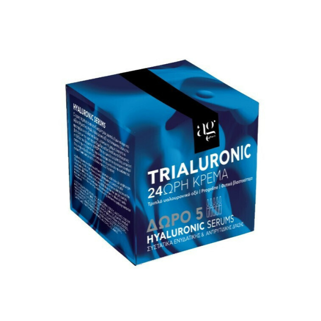 ag pharm trialuronic 24 hours  ΔΩΡΟ 5 amp. hyaluronic serums